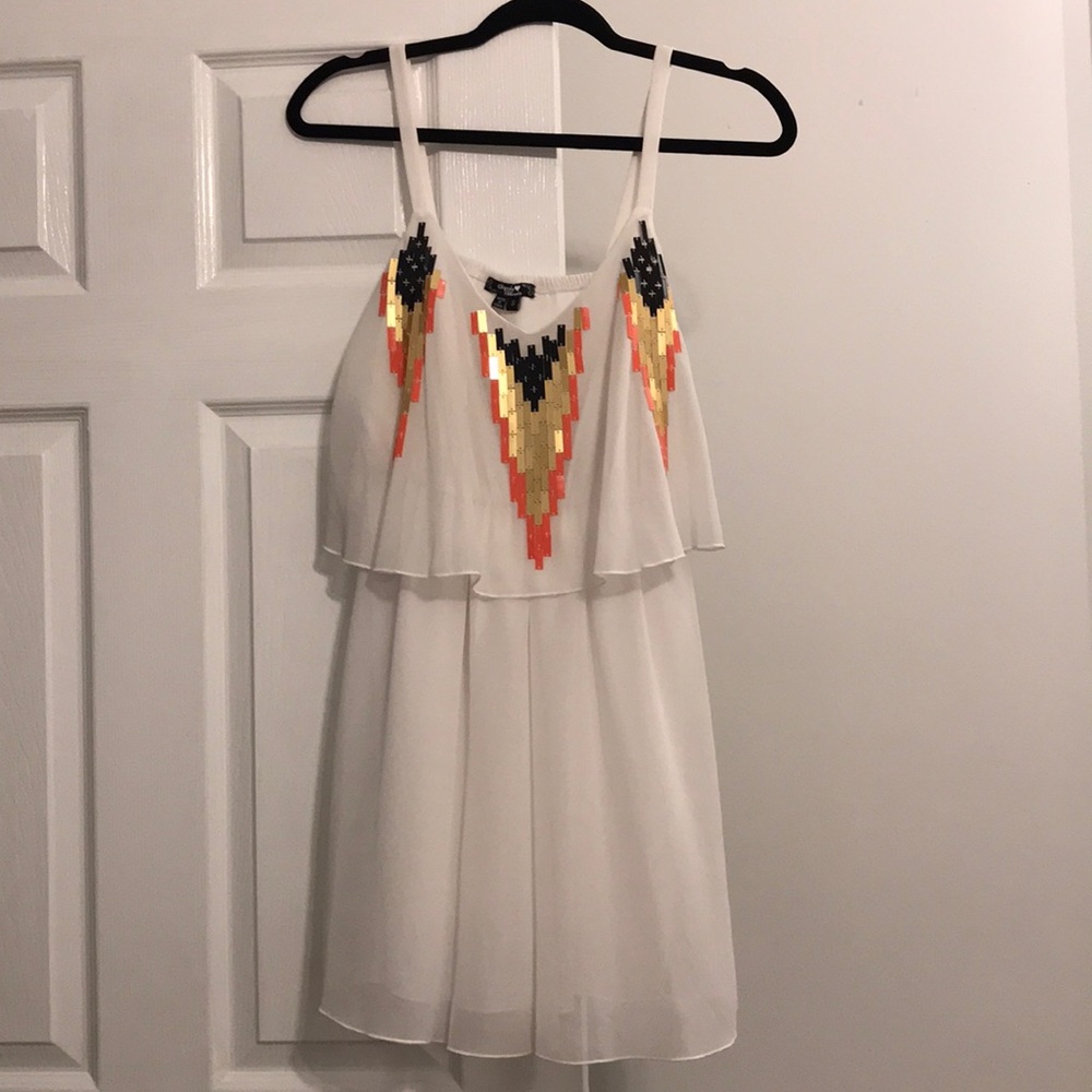 White Embellished Dress